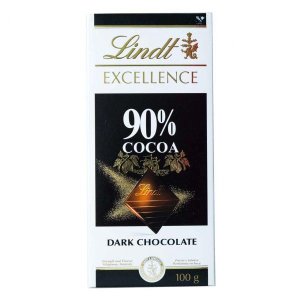 شکلات 90 درصد تلخ لینت – lindt